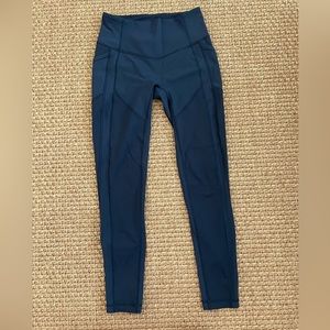 Blue Lululemon leggings